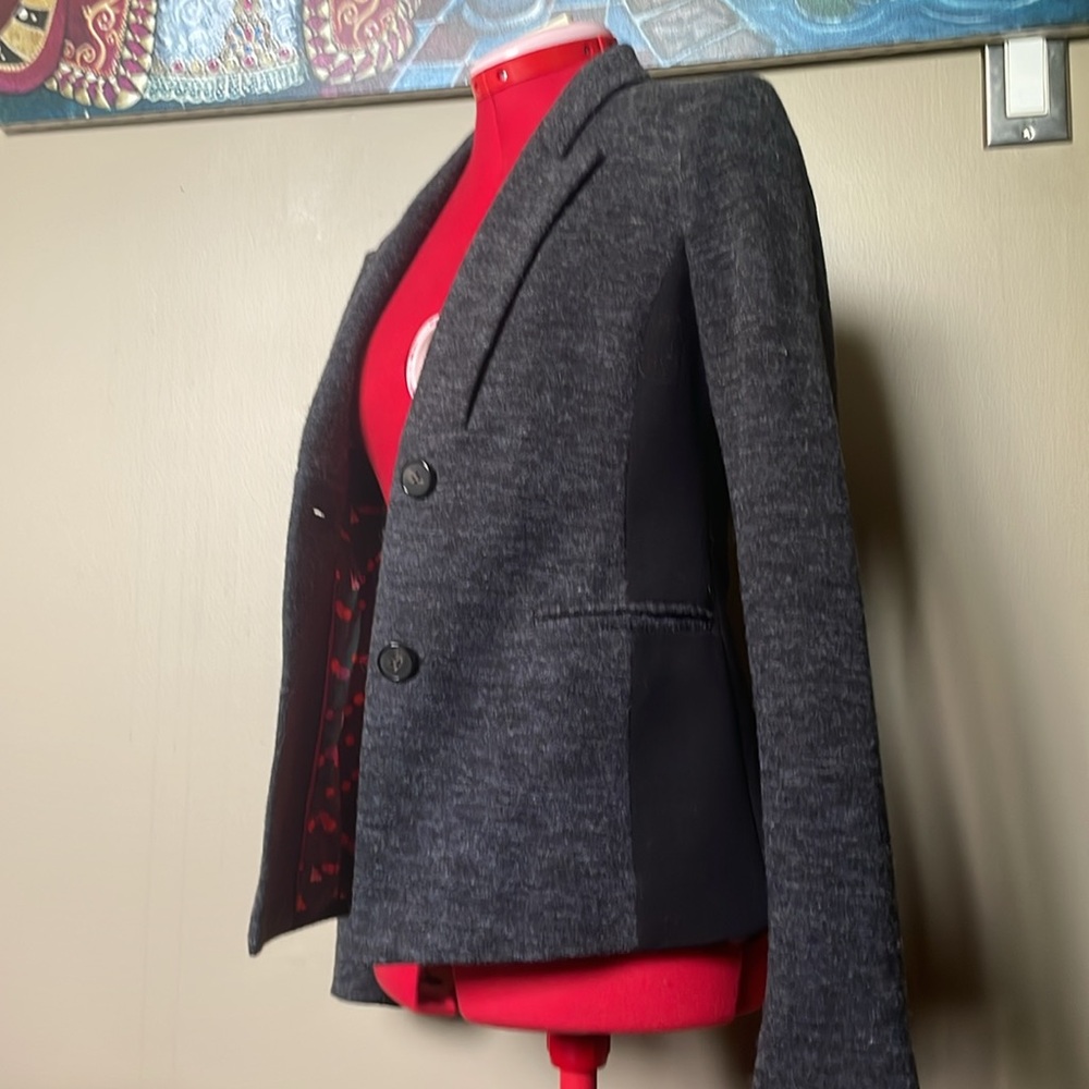Anthropologie Cartonnier blazer with cute print lining